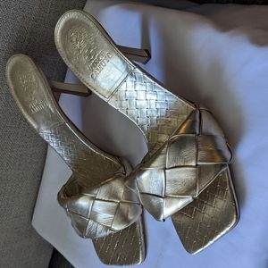 Vince Camuto Gold Elegant Heels